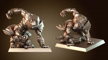3D model Ashes Werewolves Fierce (STL)