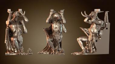 3D модель Аватар Статуи Дьявола Грим (STL)