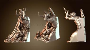 3D model Avatar Statue Devil Monolithic (STL)