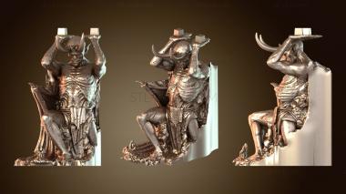 3D мадэль Аватар Статуя Дьявол Злой (STL)