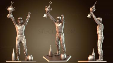 3D мадэль Айртон Сенна (STL)