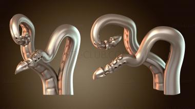 3D model Barbed Tentacles Coiled (STL)