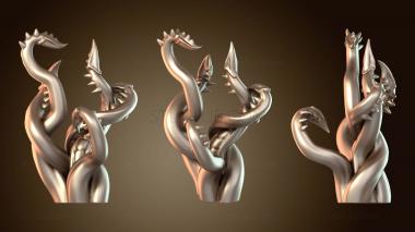 3D модель Хватающие колючие щупальца (STL)