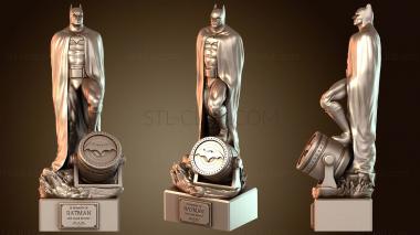 3D model Batman with Flowing Cape and Batterang Belt (STL)