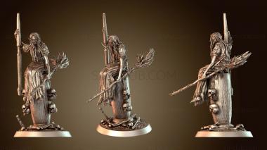 3D модель Баюн Баба Яга Бронированный (STL)