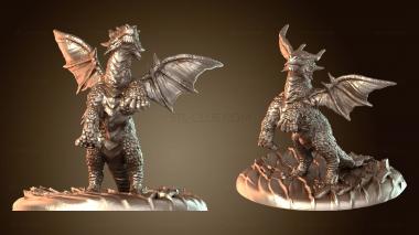 3D model Beast Dragonling in Action (STL)