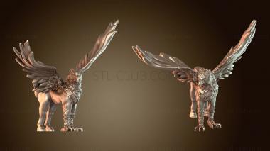 3D model Beast Hippogriff in Motion (STL)