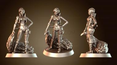 3D model Beastmasters Female Beastmaster (STL)