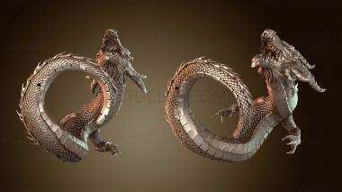 3D model Beast Samurai Dragon (STL)