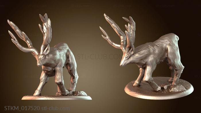 Статуэтки герои, монстры и демоны Beast Stag in Action