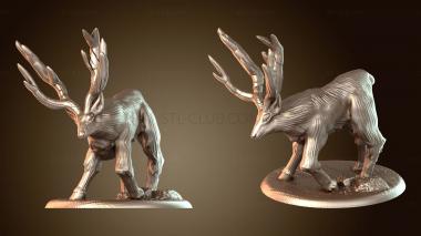 3D model Beast Stag in Action (STL)