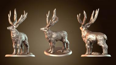 3D model Beast Stag Calm (STL)