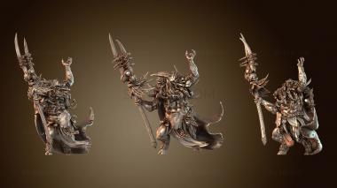 3D model Beastmen Capra Herd Keeper (STL)