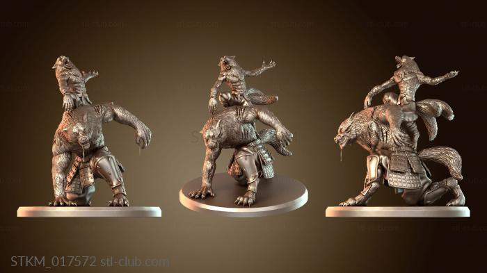 Статуэтки герои, монстры и демоны Berserk Werewolves Skyrim Pack