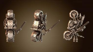 3D мадэль Фанатики байкеров (STL)