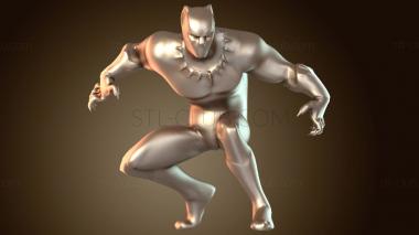 3D model Black Panther and Namor Diorama Shuri Complete (STL)