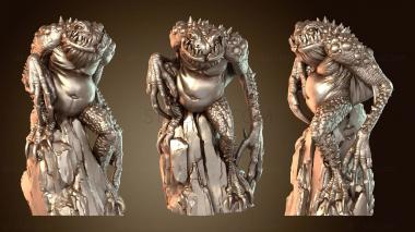 3D модель Кровавая жаба, дьявол-дикарь (STL)