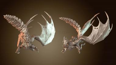 3D model Blue Chromatic Dragon Legendary (STL)