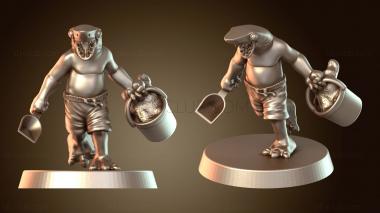 3D мадэль Радостный мальчик-акула (STL)