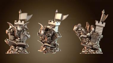 3D model Blue Toon Creature (STL)