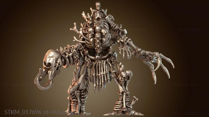 Статуэтки герои, монстры и демоны Bone Fiend Skeletal Golem Armored