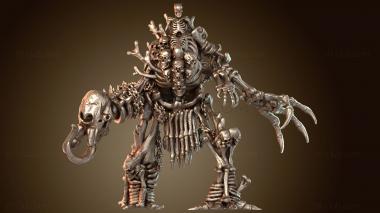 3D model Bone Fiend Skeletal Golem Armored (STL)