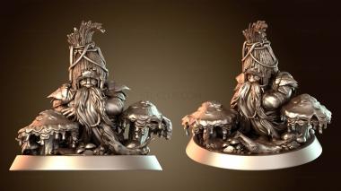 3D model Borovichok Sit with Hat (STL)