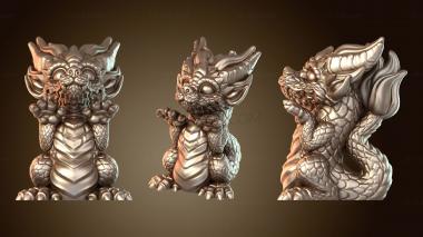 3D мадэль Бокскулл Фафи Малыш Дракон (STL)