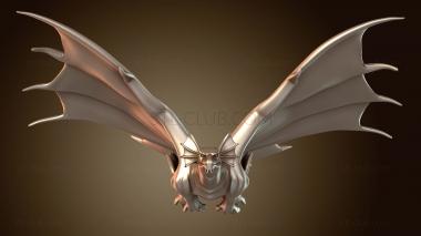 3D модель Латунный дракон, летящий древний (STL)