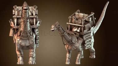 3D model Brontosaurus Mount Huge (STL)