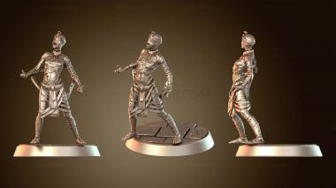 3D model Buried Tomb Attendant Mummy (STL)