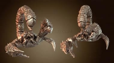 3D model Buried Tomb Monstrous Scorpion (STL)