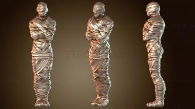 3D model Buried Tomb Mummy (STL)