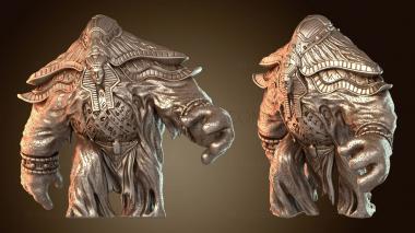 3D model Buried Tomb Sand Golem (STL)