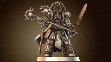 3D model Carcharodon Mage Wai Toa Ruanuku with Power Staff (STL)