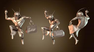 3D модель Бомбер в мультяшном стиле (STL)