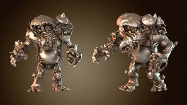 3D model Cave Troll Battleworn (STL)