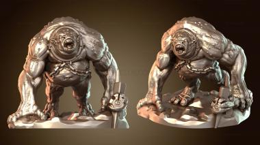 3D model Cavern Troll Ferocious (STL)