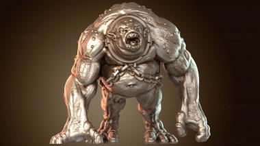 3D model Cavern Troll (STL)