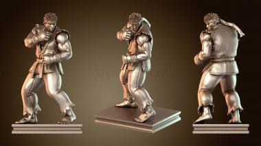 3D model Challengers Ryu Jointed (STL)