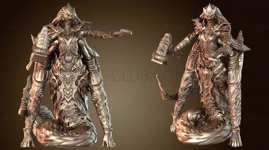 3D model Champion DML with Sword and Hammer (STL)