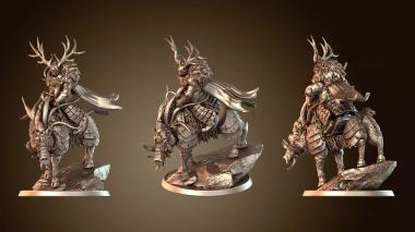 3D model Champion Mounted Warrior (STL)