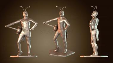 3D мадэль Чаполим Позирующий Герой (STL)