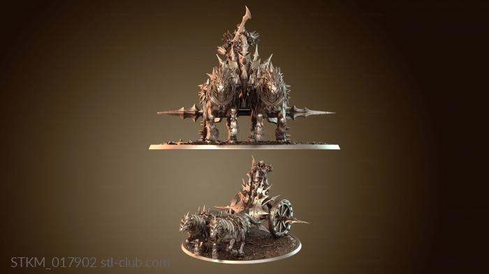 Статуэтки герои, монстры и демоны Chariot Duo Run