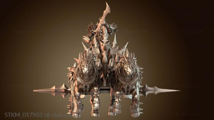 Статуэтки герои, монстры и демоны Chariot Duo Run Armed