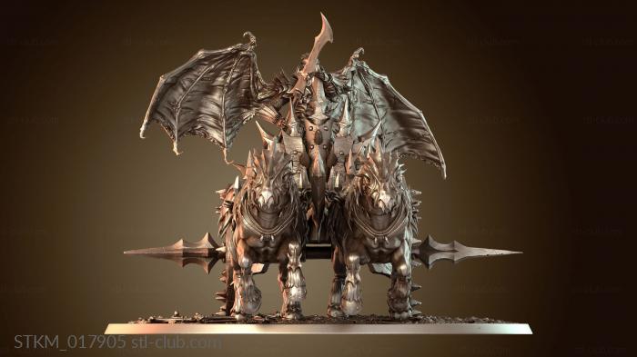 Статуэтки герои, монстры и демоны Chariot Duo Run Winged Elite