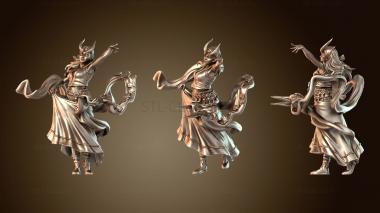 3D model Chaval Tieflings Female Mystic (STL)