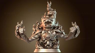 3D model Chimchar Infernape Form (STL)