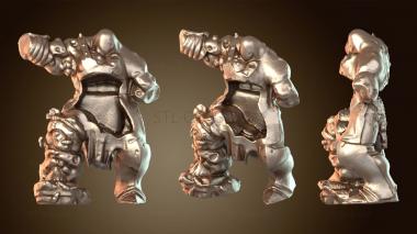 3D мадэль Коренастая команда Кучка (STL)