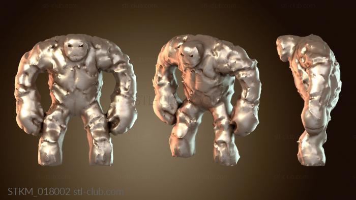 Статуэтки герои, монстры и демоны Clay Golem